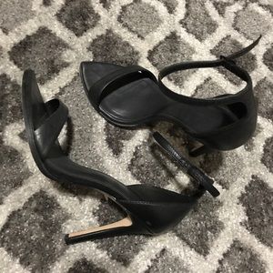 Zara pointed ankle strap heel
